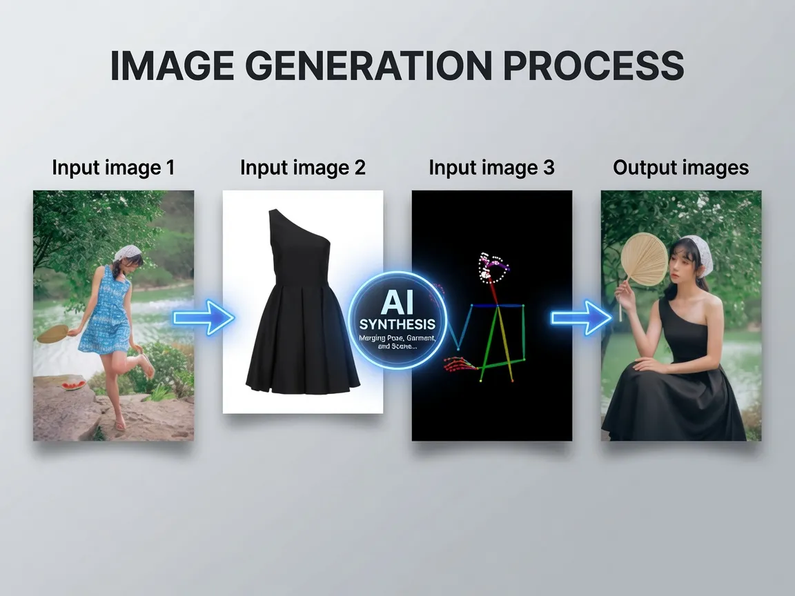 Qwen Image 2 Pro multi-image edit result